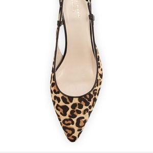 Cole Haan leopard sling back heels- size 5 1/2
